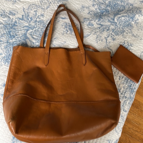 J. Crew Downing Brown Leather Tote - Picture 2 of 11